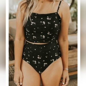 Geode Swimwear Dahlia High-Waisted Bottoms